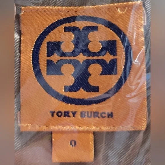 Tory Burch Farla Safari Sand Dollar Lace Up Stretch Twill Shirt Dress Size 0